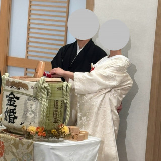 乾杯は鏡開きで！ひとり一個、神田明神の名入の升をプレゼント