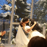 最高のウェディングキスになりました