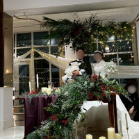 装飾が打ち合わせした通りの感じに出来上がっていて感動！