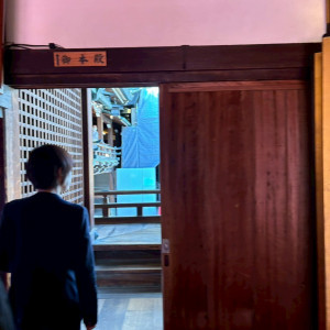 挙式会場へ向かうまで|784078さんの大阪天満宮の写真(2603914)