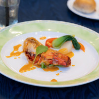 甘鯛の鱗焼きとオマールエビのポワレの饗宴
アメリケーヌソース