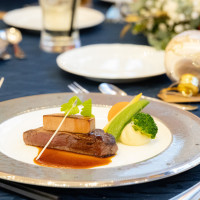 静岡県産あしたか牛フェレ肉のロティとフォアグラムース