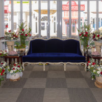 新郎新婦の座るソファー！