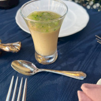 小海老とマッシュルームの冷製フラン