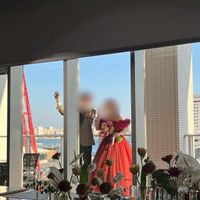 お色直し登場