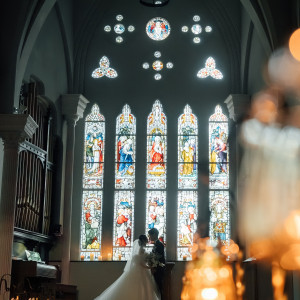 前撮りの写真です！|784140さんのOSAKA St.BATH CHURCH(大阪セントバース教会)の写真(2604195)
