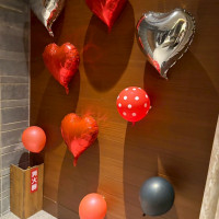 好きなディズニーの風船で埋めました