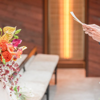 挙式前にサプライズ手紙