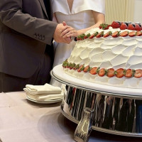 ウェディングケーキは色んな種類から選べました