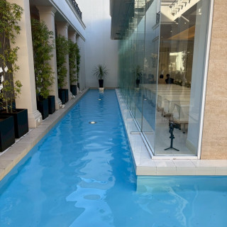 チャペルの外回りが綺麗でした。