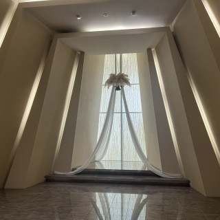 ブーケトスができる空間