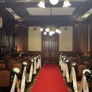 新郎新婦側の目線で撮ったチャペル