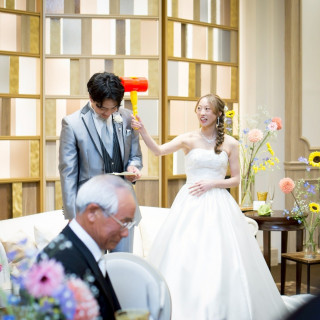 新郎のウエルカムスピーチ