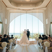 超快晴の中での挙式