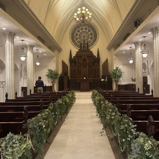 ステンドグラスがとても素敵です