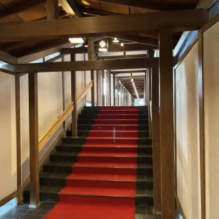 会場へ向かう廊下