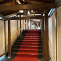 会場へ向かう廊下