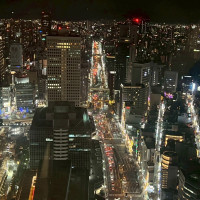 披露宴会場からの夜景