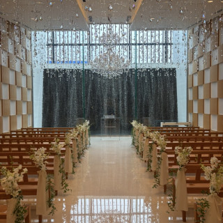 チャペルの扉が開いた時に見える景色です