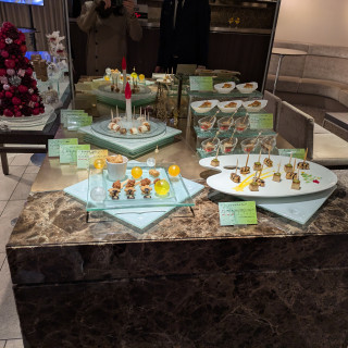 ウェルカムタイムでの立食。