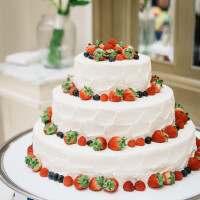 オーダーのケーキ、シェフにお願いしました