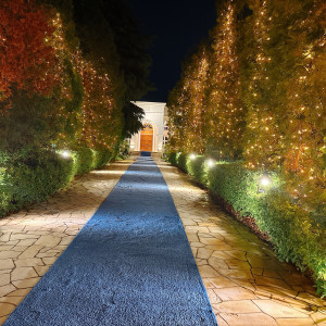 夜のイルミネーション|784494さんのアーセンティア迎賓館(柏)/テイクアンドギヴ・ニーズウェディングの写真(2605363)