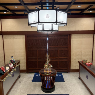 披露宴会場のエントランス