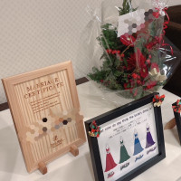 ウェルカムスペースにて、ドレス当てやりました