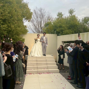 挙式後のアフターセレモニー|784530さんの麗風つくば シーズンズテラスの写真(2605534)