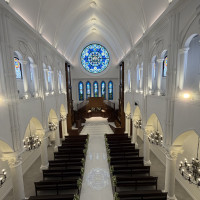 チャペルの階段からの風景