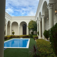 ガーデンとプール