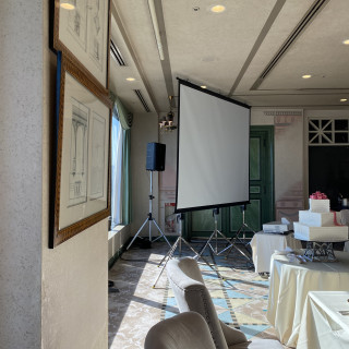 パラッツォの会場
スクリーン