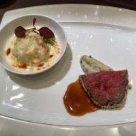 魚料理と肉料理