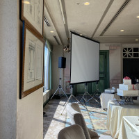 パラッツォの会場
スクリーン