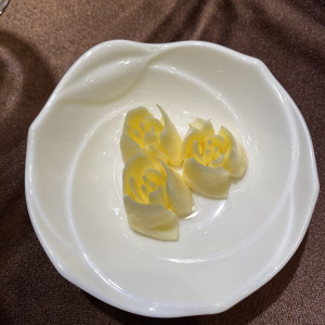 バターがバラの形でかわいい|784595さんのロイヤルパークホテルの写真(2605827)