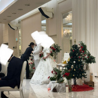 クリスマスがテーマの装花