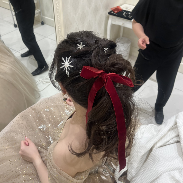 お色直しのヘアチェンジ