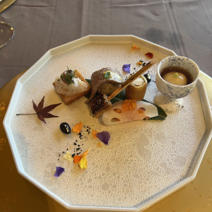 和洋折衷のコース|784659さんのザヒルトップテラス奈良の写真(2606239)