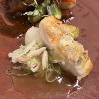 皮がパリパリの鯛