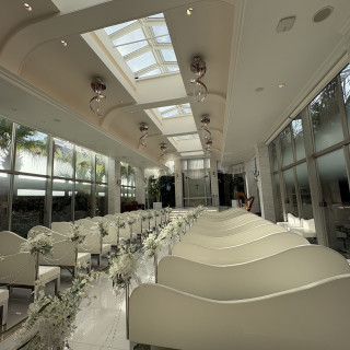 チャペルを後ろから見た時の景色です。