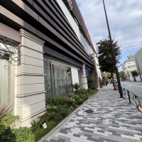 きた時の景色です。左手が式場です。