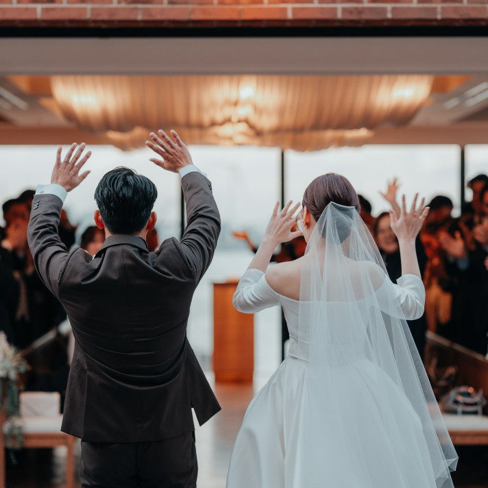 レイアウトを自由に変更でき、オリジナルの人前式ができます。