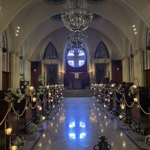 挙式会場ライトなし|784759さんの藻岩シャローム教会の写真(2606404)
