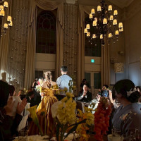 披露宴会場ライトオフ時