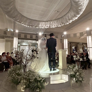 挙式会場の様子|784762さんのアルモニービアン(国登録有形文化財)/テイクアンドギヴ・ニーズウェディングの写真(2606456)