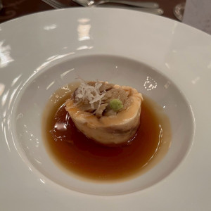 真鯛の信州むし(蕎麦が入ってます。)|784762さんのアルモニービアン(国登録有形文化財)/テイクアンドギヴ・ニーズウェディングの写真(2606440)