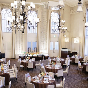 披露宴会場の様子|784762さんのアルモニービアン(国登録有形文化財)/テイクアンドギヴ・ニーズウェディングの写真(2606470)