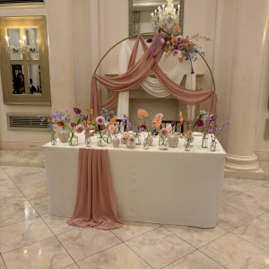 可愛い装花|784778さんのヒルサイドクラブ迎賓館（八王子）/テイクアンドギヴ・ニーズウェディングの写真(2606858)