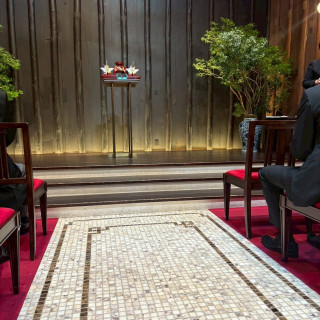 挙式場の雰囲気。