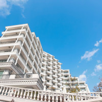 朝は天候もよく綺麗な青空でした